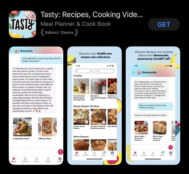 Tasty App