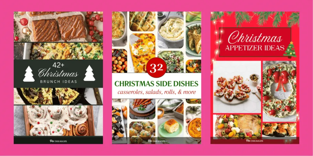 Holiday Pinterest graphics Jenna creates for her blog posts with Tasty Pins.