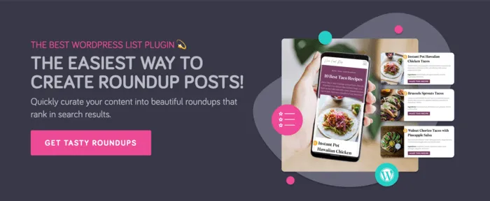 Tasty Roundup banner