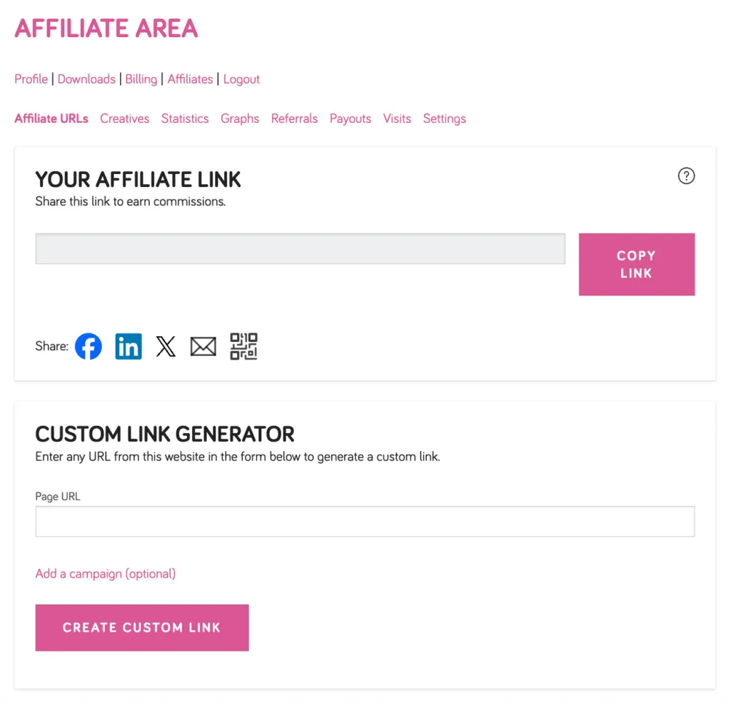 WP Tasty Affiliate Area