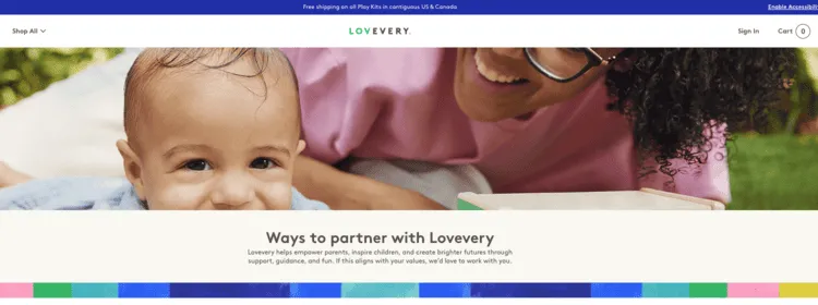 Lovevery banner image