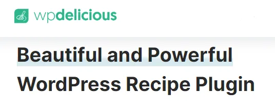 Delicious Recipes Plugin