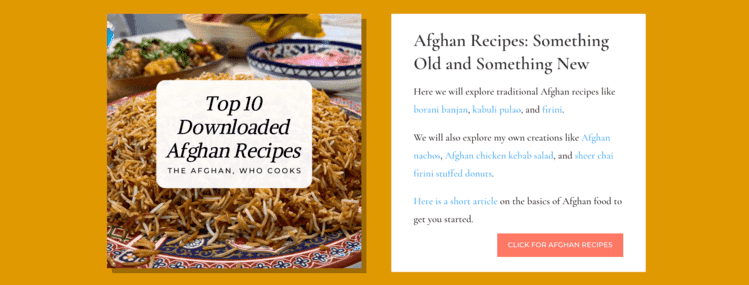 Afghan cooks banner